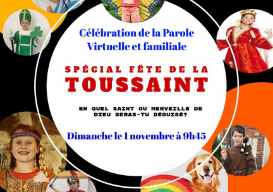 1er novembre - Célébration  virtuelle de la Toussaint
