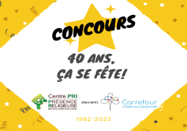 Annonce des gagnants des concours du 40e anniversaire du Carrefour intervocationnel